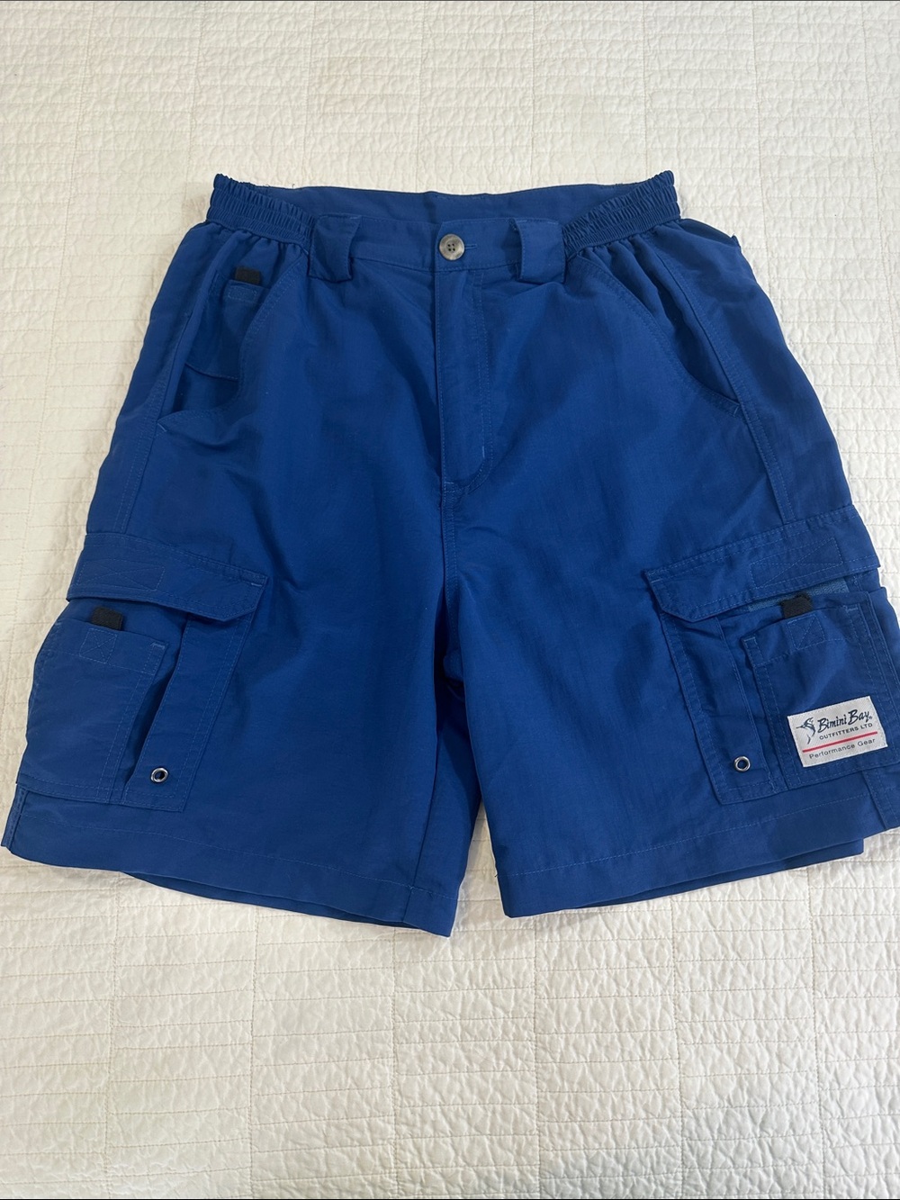 Bimini Bay 32 Men's Cargo Shorts - Royal Blue Like New